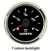 Custom 0~190 ohm/240~33ohm Car Boat Sewage Level Gauge E-F Car Boat RV Holding Tank Level Gauge Sensor 200mm 400mm 500mm 9-32V