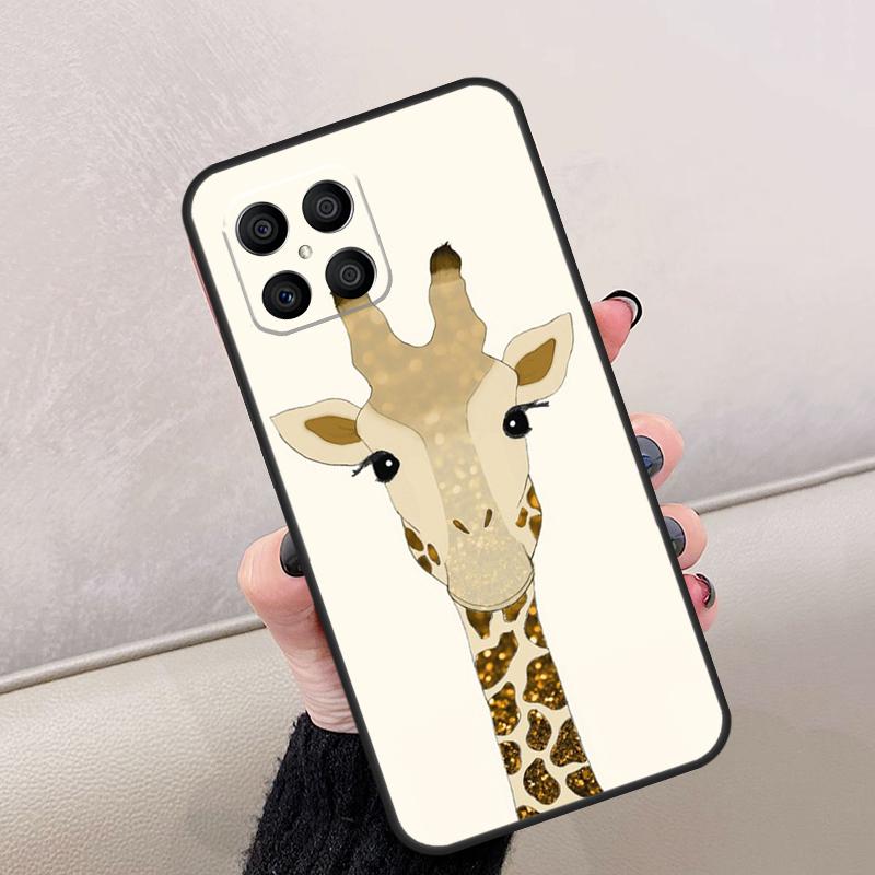 Cute Cartoon Giraffe For Honor Magic 7 6 5 8 Pro Case For Honor 200 Lite 400 70 50 X8c X8b X9a X9b X9c X9d Win RT