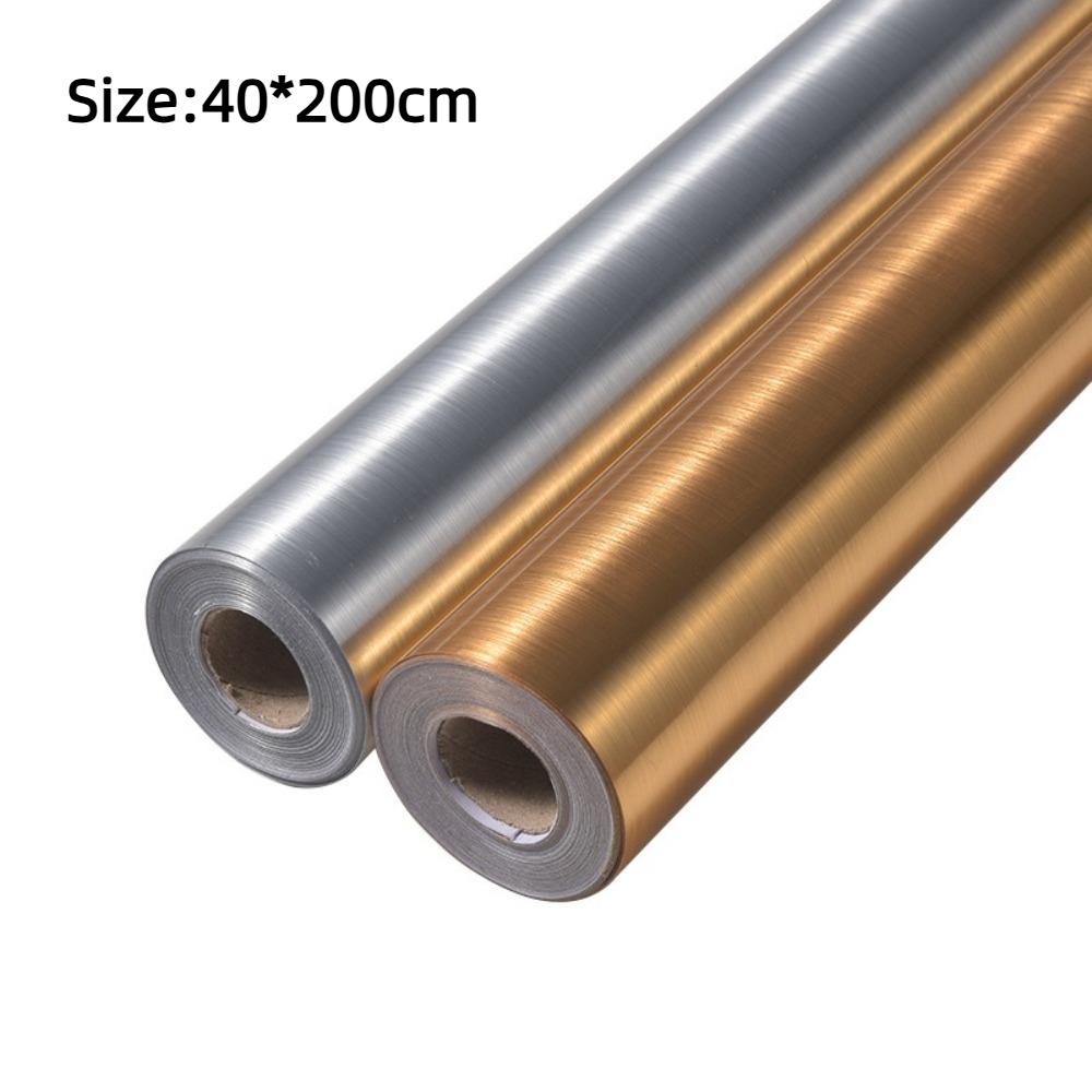 Самоклеящаяся наклейка на стену Утолщенная металлическая контактная бумага Пленка для защиты холодильника от ржавчины Кухня