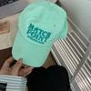 Cotton Korean Baseball Hat Japanese Peaked Cap Fashion Letter Baseball Cap  Streetwear