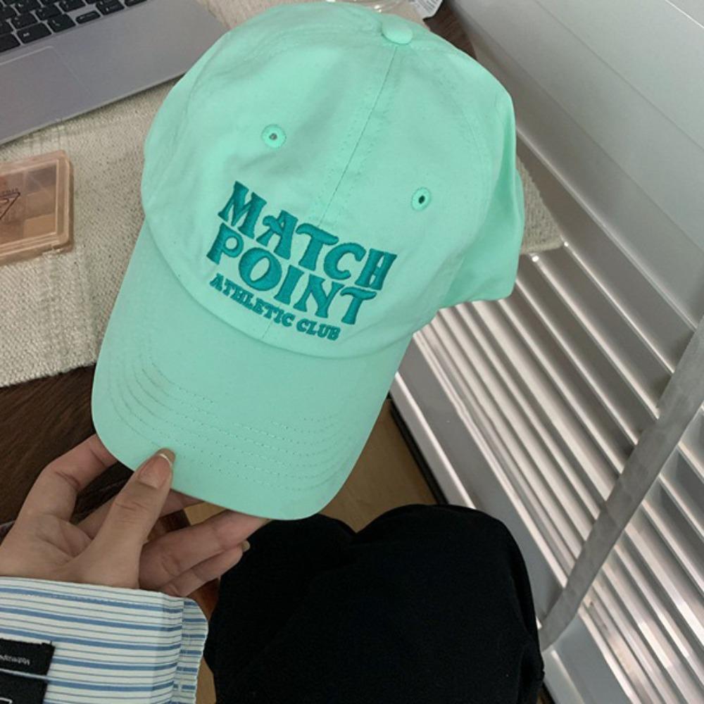 Cotton Korean Baseball Hat Japanese Peaked Cap Fashion Letter Baseball Cap Streetwear