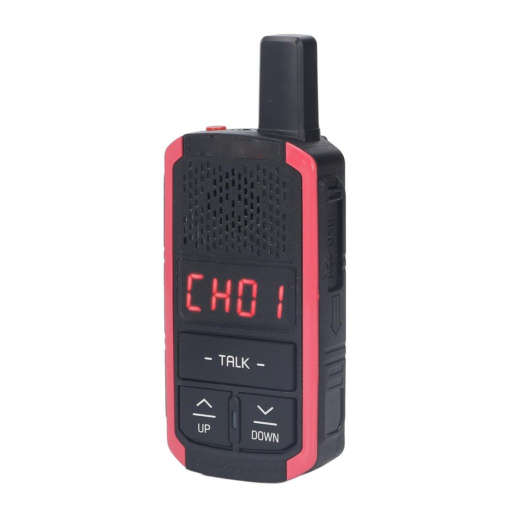 E8 3W Two Way Radio 400 To 470MHz 16 Channels High Power Walkie Talkie for Hotel Shopping Mall