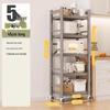 Multi-Layer Floor-Standing Kitchen Storage Rack