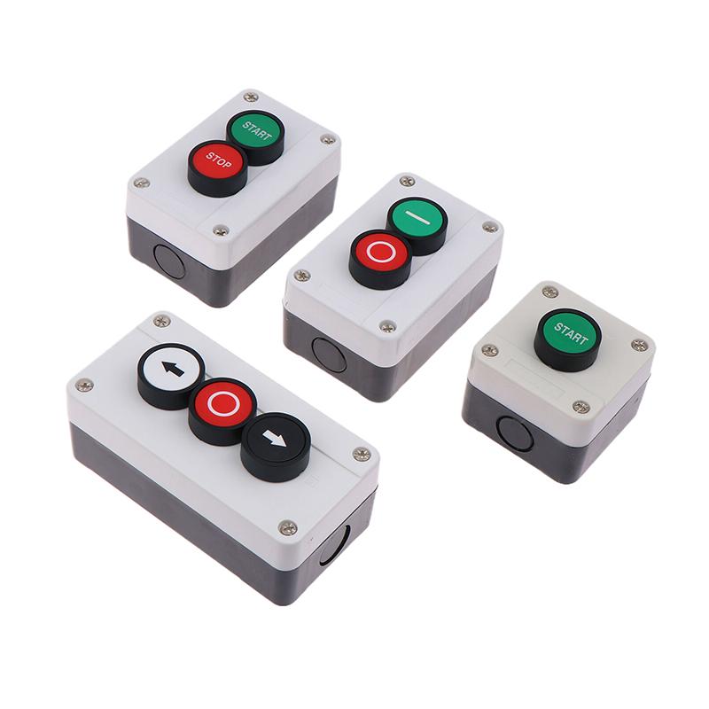 1 Piece Emergency Stop Industrial Control Button Box With Arrow Symbol Cnc Start Stop Self Sealing Waterproof Button Switch