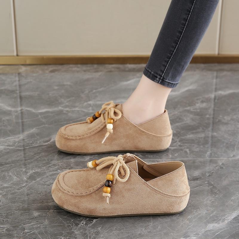 Ретро матовые Birkenstocks осенняя одежда 22 новые на толстой подошве с увеличением внутренней высоты повседневные лоферы