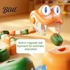 Игрушка Змейка для Двух Игроков 1/2 Шт. Магнитная Игрушка с Дистанционным Управлением Подвижные Глаза Электрическая Поедающая для Детей 2 Интерактивная RC Игра со Светом и Звуком