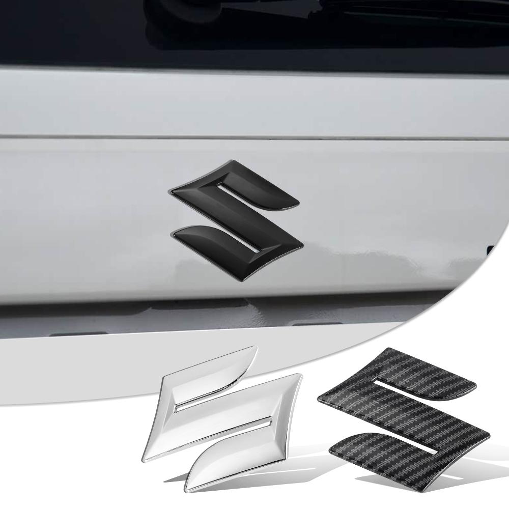 3D Car logo for Suzuki Swift Sport Vitara Jimny SX4 Alto Splash Front Head Grill Hood Bonnet Emblem Rear Tail Bumper Trunk Badge
