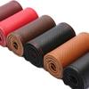Leather Hand Sewing Steering Wheel Cover Universal Braid Steering Wheel Cover 38cm Genuine Cowhide Leather with Needles Thread