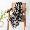 2024 New Imitation Cashmere Scarf For Women'S High End, Cow Stripe Printed Versatile, Casual And Warm Neck
