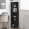 Corner Cabinet Black 32x32x140 cm Particleboard
