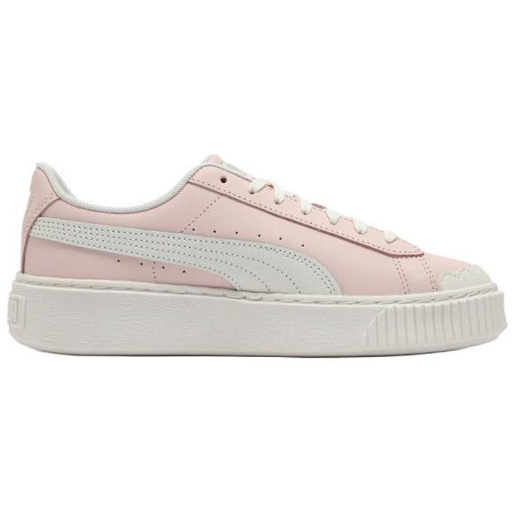 Puma Кеды на платформе Ретро Повседневные Низкие Женские Кроссовки Розовые Белые 397250-02
