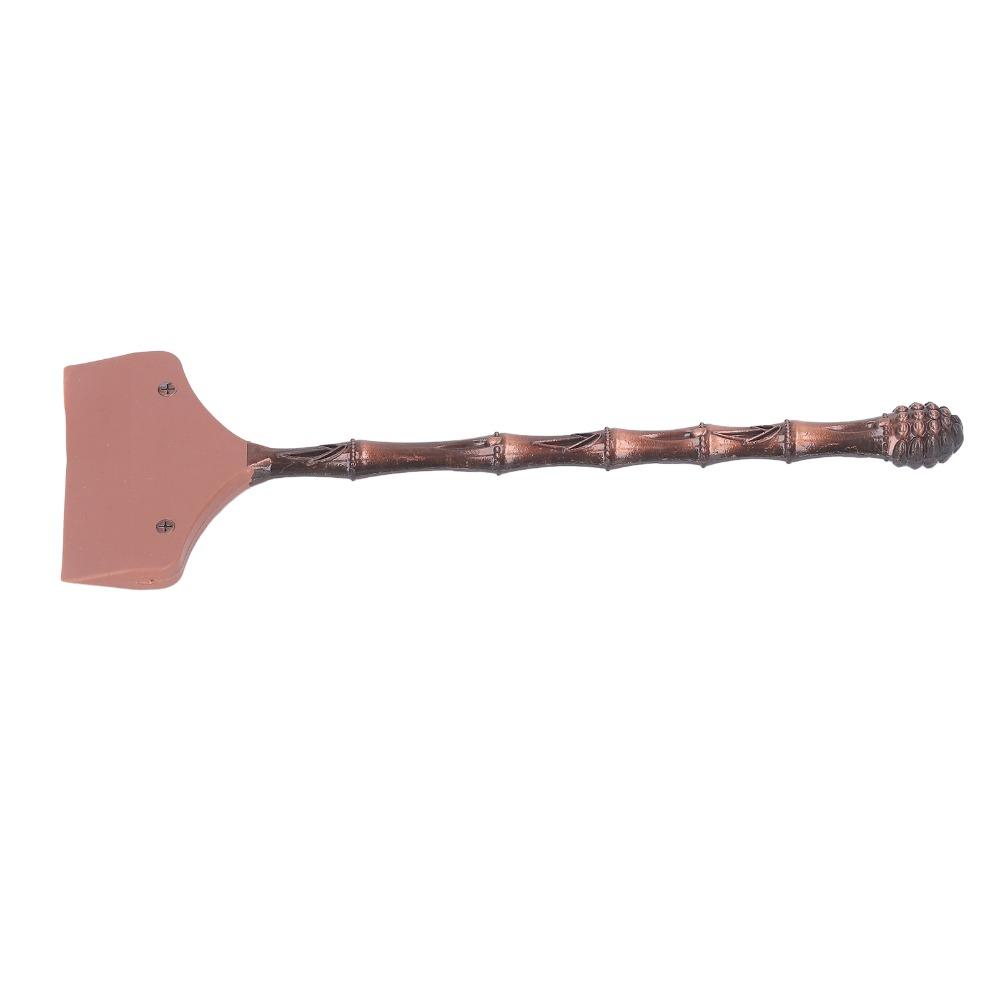 High Hardness Alloy Handle Tea Tray Cleaning Brush Efficient Water Scraper Soft Silicone Head Tea Tray Water Scraper Brown Color