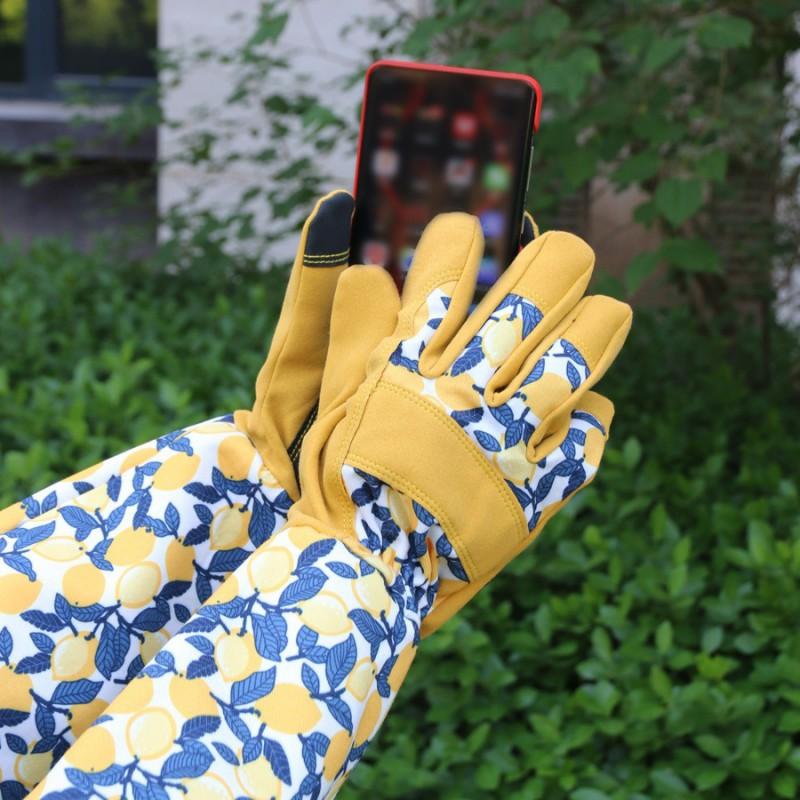 Long Gardening Gloves Thorn Resistant Non-slip Wear-resistant Touchscreen Garden