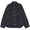 Women's Spring and Autumn Plus Size Lapel Literary Retro Long Sleeve Casual Denim Jacket