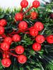 500PC Artificial Simulation Red Berry Christmas Eve Decoration DIY Family Christmas Party Decoration Living Room Coffee Table Tabletop Small Ornaments