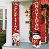 Floral Banner 2pcs New Year Decor Home Porch