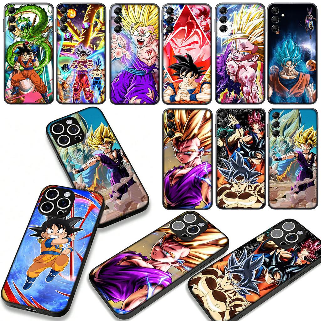 Phone Cover for Apple iPhone 16 15 14 Plus 13 12 Mini 17 Pro Max + 16E Air 16+ ProMax Case Son Gohan Dragon Gokus Ball Z Casing