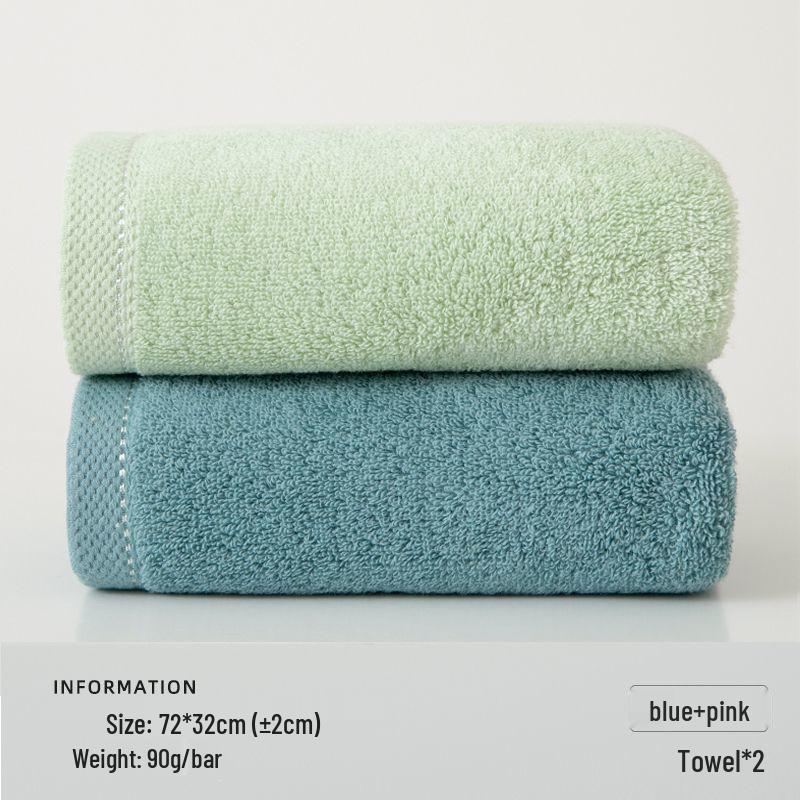 Soft, Absorbent Cotton Bath Towel for Adults – Thick, Non-Shedding, Ideal for Face Wash and Home Use