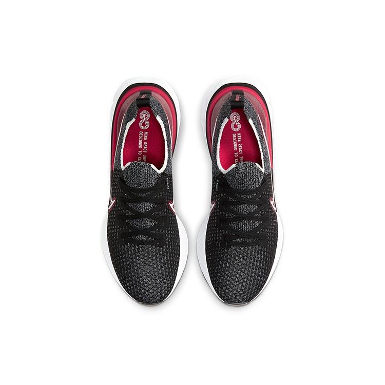 Nike Мужские кроссовки Nike React Infinity Run Flyknit 'Black University Red' CD4371-014