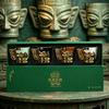 Bronze mask Sanxingdui gift museum collection travel tea set teacup set merchandise business souvenir