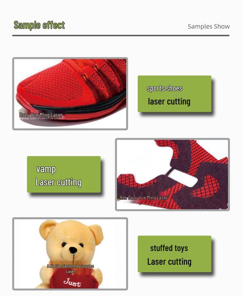 Dazu Yue Ming Laser Auto-Feed Camera Positioning Plush & Clothing Laser Cutter