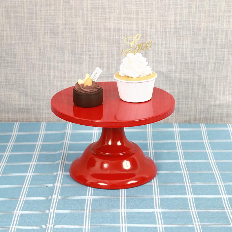 Wrought Iron Cake Stand Home Party Dessert Display Stand Wedding Decoration Birthday Cake Tray Afternoon Tea Fruit Dessert Tray