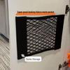 Wall-Mounted Kitchen Cabinet Adhesive Mesh Trash Bag Holder