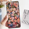 Розовый чехол с цветами для Xiaomi Redmi 10 K60 13C 12C 9A 9C 9T A1 A2 Plus A5 K40 K50 Gaming 12 Мягкая задняя крышка телефона