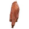 BUZZ RICKSON'S BR80324 CABLE RAINCOAT CO. A-2 Goat Leather Flight Case Jacket 36 BrownUsed
