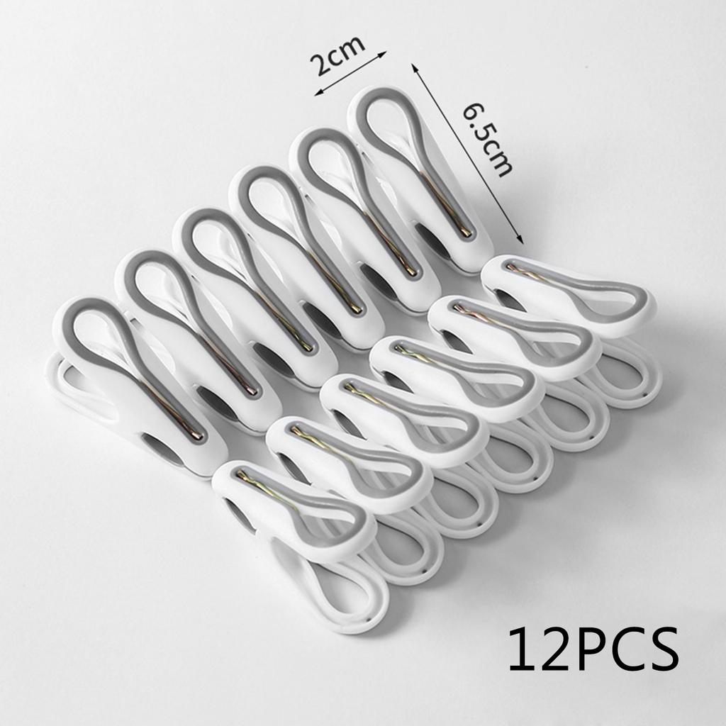 12 шт. прищепки для фиксации зажима для одежды, вешалка для одежды, бытовая вешалка для носков, полотенец, коллекция одежды, принадлежности