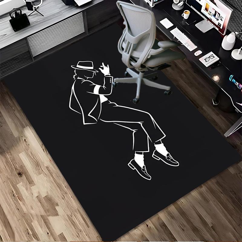 Michael Jackson'S Vision Living Room Nonslip Area Rug Soft Carpet For Bedroom Gameoom Playroom Sofa Office Home Decor Doormat