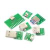 5pcs Micro Mini USB USB A Male USB 2.0 3.0 A Female USB B Connector Interface To 2.54mm DIP Converter Adapter Breakout Board
