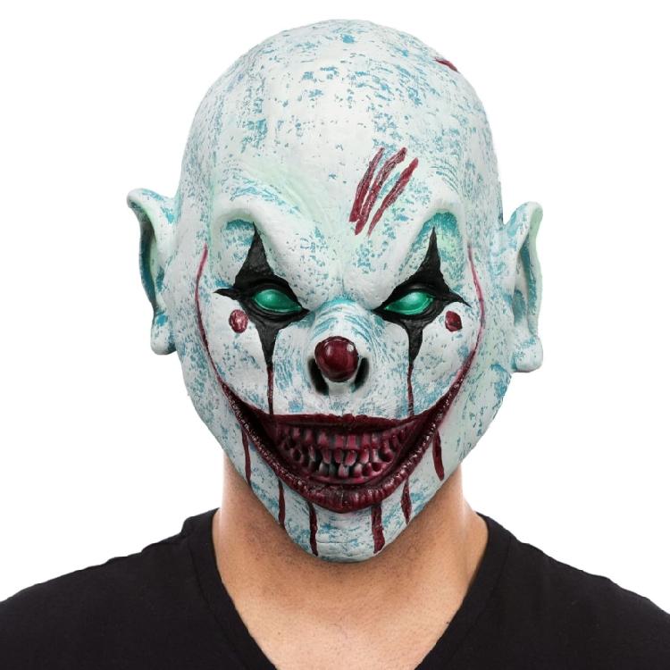 Themed Party Horror Mask Full Head Latex Costume Face Cover With Performer Styling for Seasonal Cosplay Looks and Character Wear Use