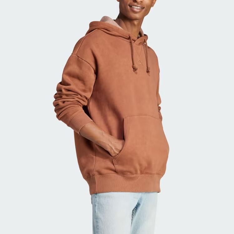 Adidas Sweatshirts Men's Brown Hooded Moderate Regular IJ6928