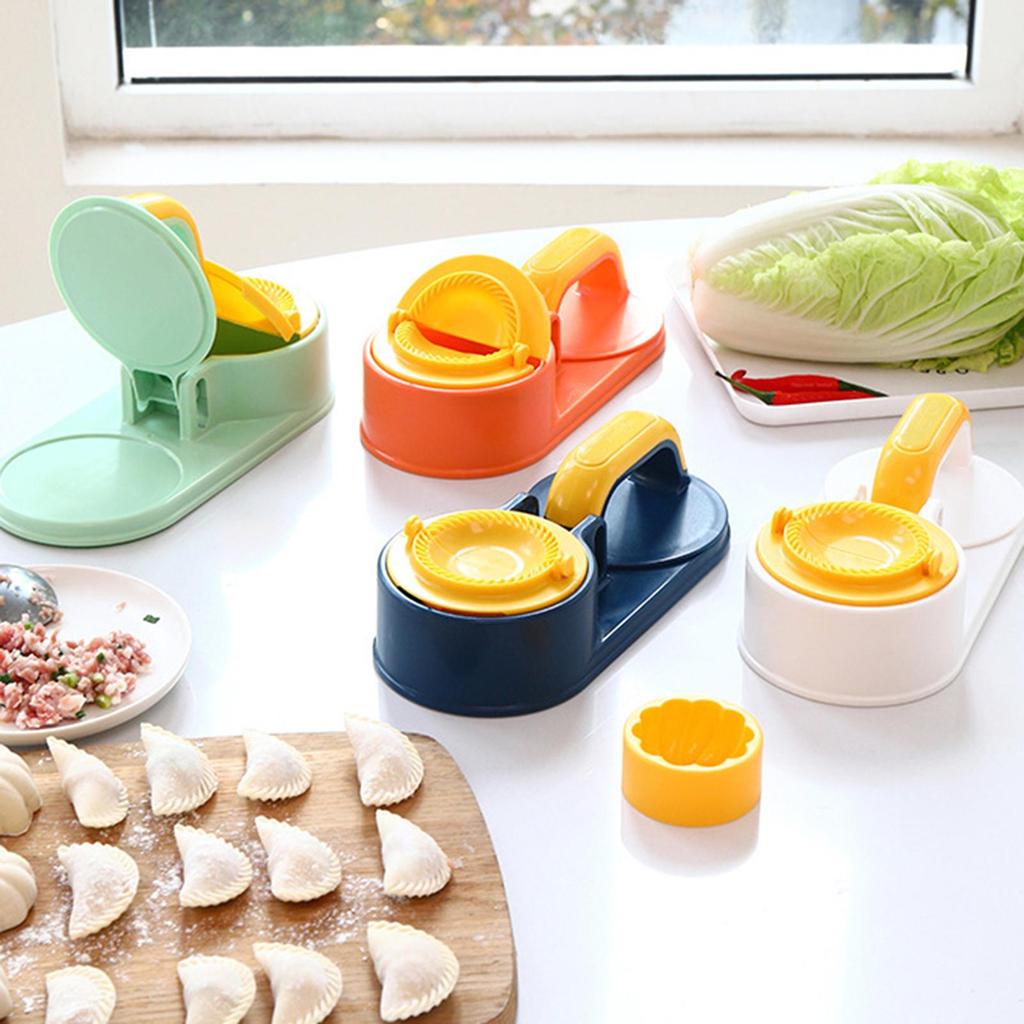 2 шт., кухонная машина для изготовления пельменей, кожа для пельменей и пресс-форма для пельменей, гаджеты 2-в-1, многофункциональная фаршированная булочка на пару, инструмент для изготовления DIY пирогов