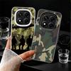 Мягкий чехол для телефона с камуфляжным военным рисунком для Samsung Galaxy S24 S25 FE S26 Edge S23 Ultra S22 Plus S21 + Ударопрочная задняя крышка