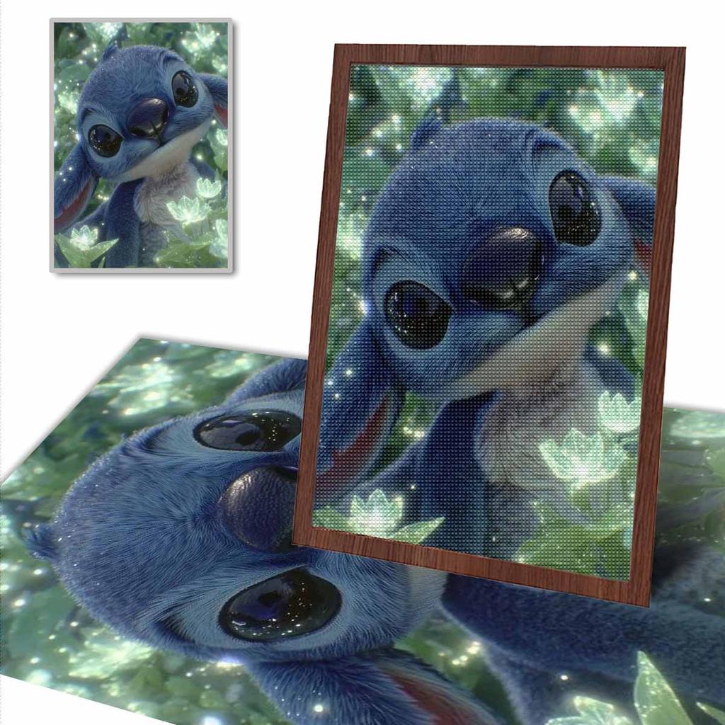 DIY Diamond Painting Lovely Stitch Cross Stitch Kit Mosaic Art Diamond Painting Full Circle Diamond Home Decoration