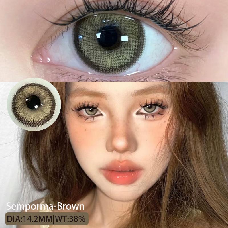 Eyeshare 2 шт./пара цветных контактных линз для глаз, цветные линзы для глаз, НОРВЕГИЯ, контактные линзы, красивая косметика для учеников, ежегодно