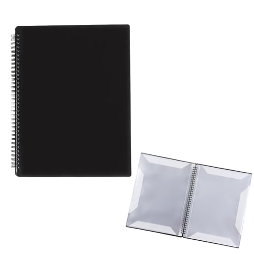 Akaaka Music File, Write-On A4 Binder, Sheet Music Holder, Lightweight, for Music Classrooms, Music Lessons, and Brass Bands, Holds 30 Sheets, 60 Page