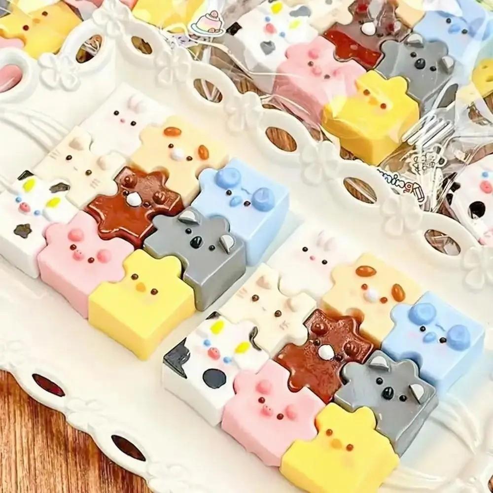 Creamy Soft Puzzle Squeeze Toys Cartoon Animals Pinch Le Toy Decompression Sensory Toy Kids Adults