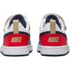 Nike Court Borough Low Recraft PS Белые громовые синие светло-малиновые детские кроссовки Blue-Beyond DV5457-124