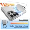 Magnet Folding Magnetic Stand Phone Case For Samsung S26 S24 S25 Ultra S23 Plus For Magsafe Frosted Slim PC Translucent Cover