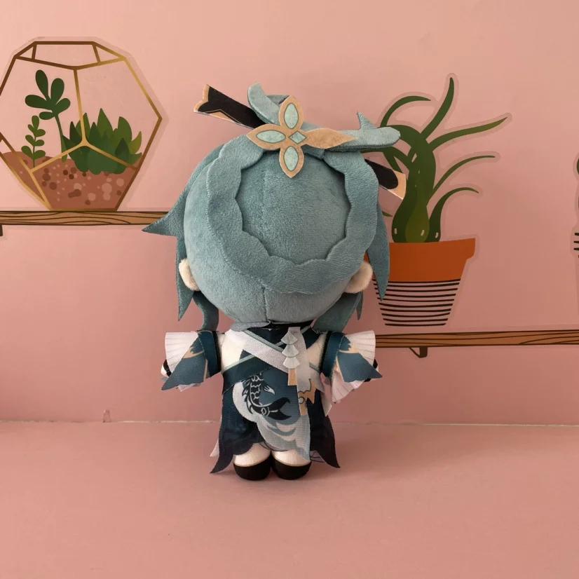 Genshin Impact Madame Ping Cosplay Plush Doll 20cm Anime Character Cute Soft Stuffed Toy For Game Fans