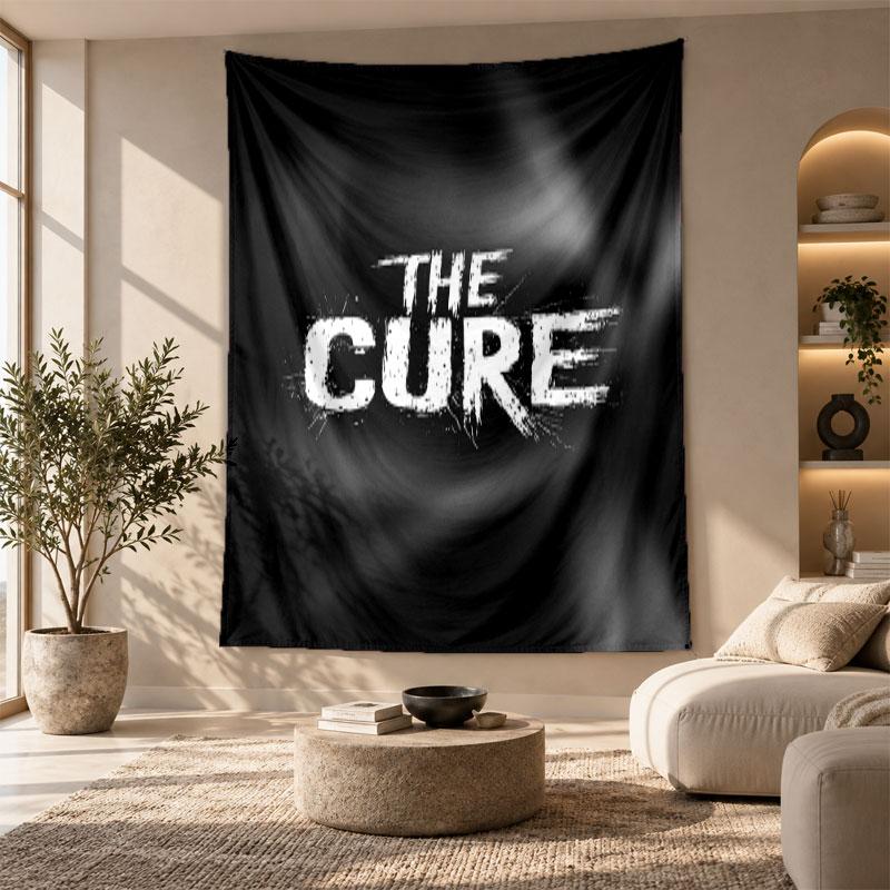 Decorative Tapestry,The Cure Printed Wall Art, Lightweight Wall Hanging For Bedroom Background
