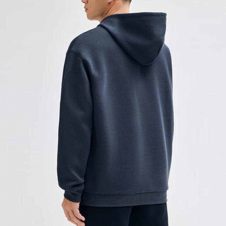 Anta Баскетбольная серия логотип письмо толстовка мужская толстовка краб-серый 152331733-5