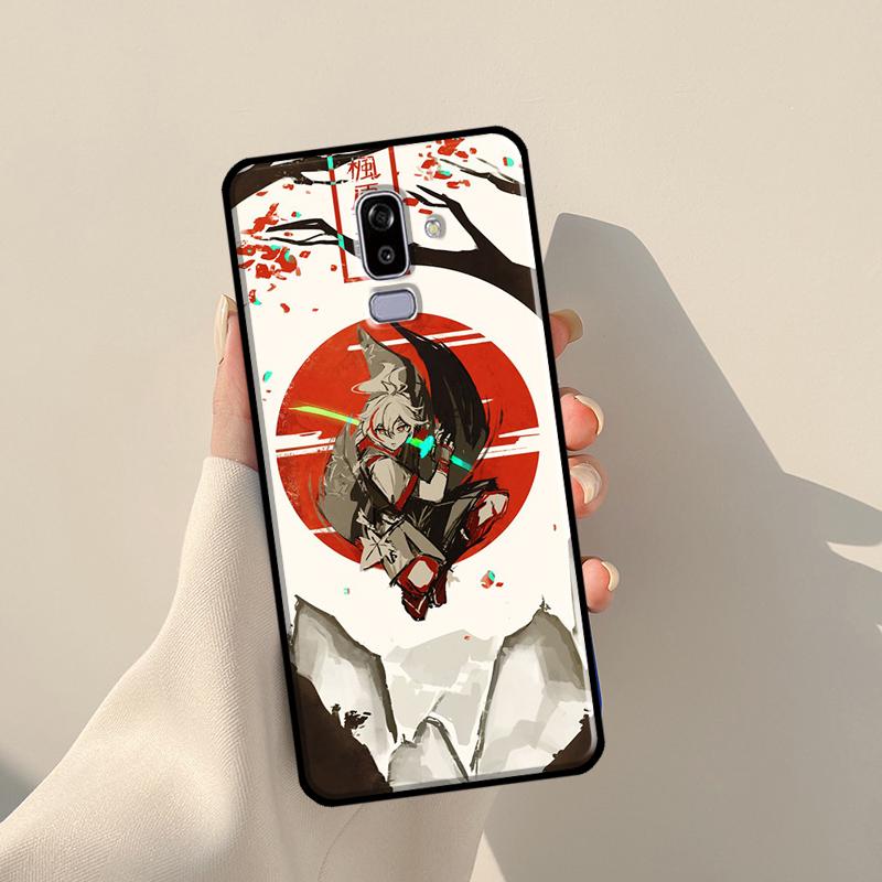 Чехол Genshin Impact Kaedehara Kazuha для Samsung Galaxy J1 J3 J7 J5 2016 A3 A5 2017 J8 A7 A9 J4 J6 A6 A8 Plus 2018