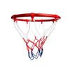 Steel Boys Girls Basketball Hoop Portable Weatherproof Rim Indoor Outdoor Kindergarten Wall-mounted Net with 8 Mounting Screws