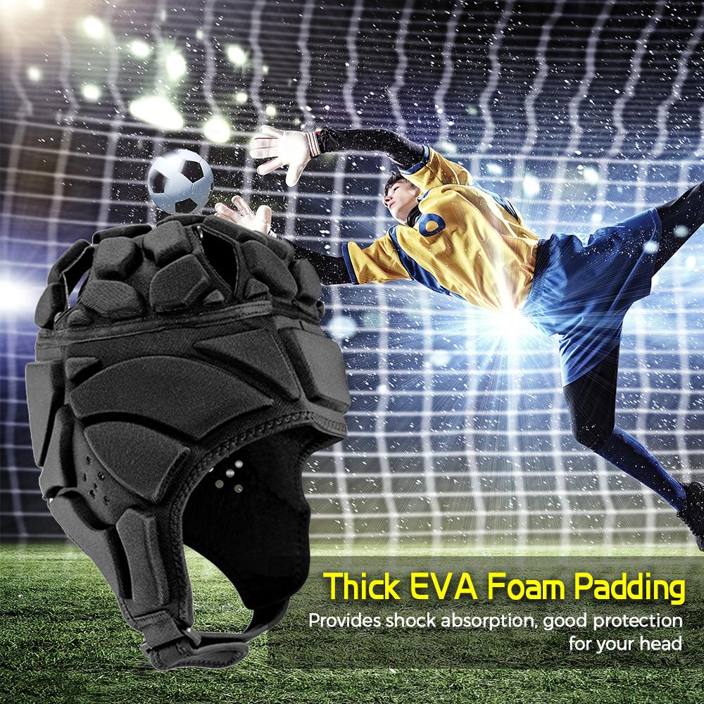 Мягкий вратарский шлем для футбола, регби, вратарского шлема, головной убор для детей, молодежи, взрослых