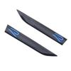1 Pair ABS R Logo Badge Sticker Side Fender Emblem Decal High-Quality Automotive Exterior Accessories