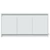 Vidaxl Szafka Tv Z Led, Biała, 100X34X50 Cm, Materiał Drewnopochodny